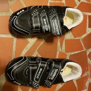 Shimano clipless cycling shoes size 37